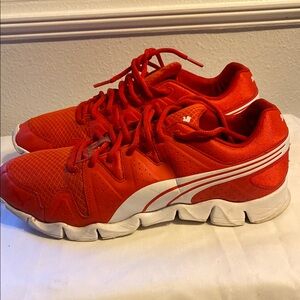 Puma Red Athletic Sneakers